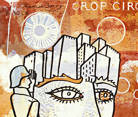 Postmodern Detail by contemporary artist Francis Berry, postmodern painter