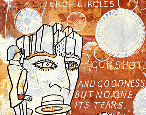 Postmodern Stage by contemporary artist Francis Berry, postmodern painter