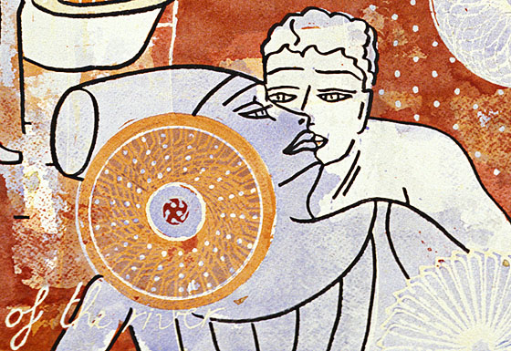 Postmodern World by contemporary artist Francis Berry, postmodern painter Postmodern World by contemporary artist Francis Berry, postmodern painter