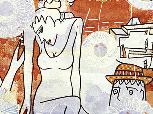 Postmodern Aesthetic by contemporary artist Francis Berry, postmodern painter