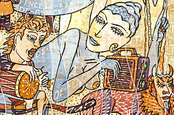 Postmodern Title by contemporary artist Francis Berry, postmodern painter Postmodern Title by contemporary artist Francis Berry, postmodern painter